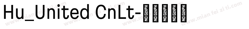 Hu_United CnLt字体转换